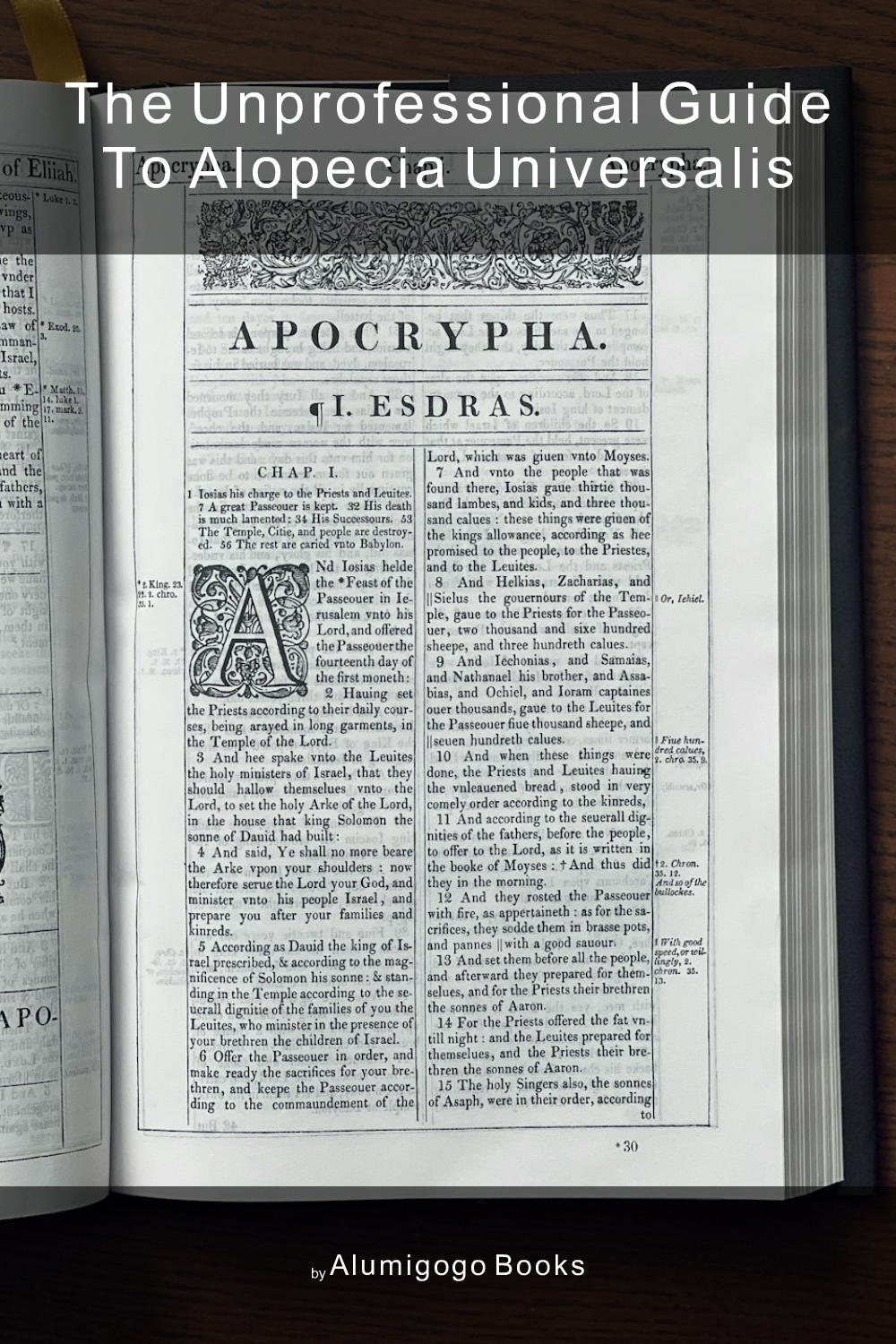 Cover of The Unprofessional Guide to alopecia universalis