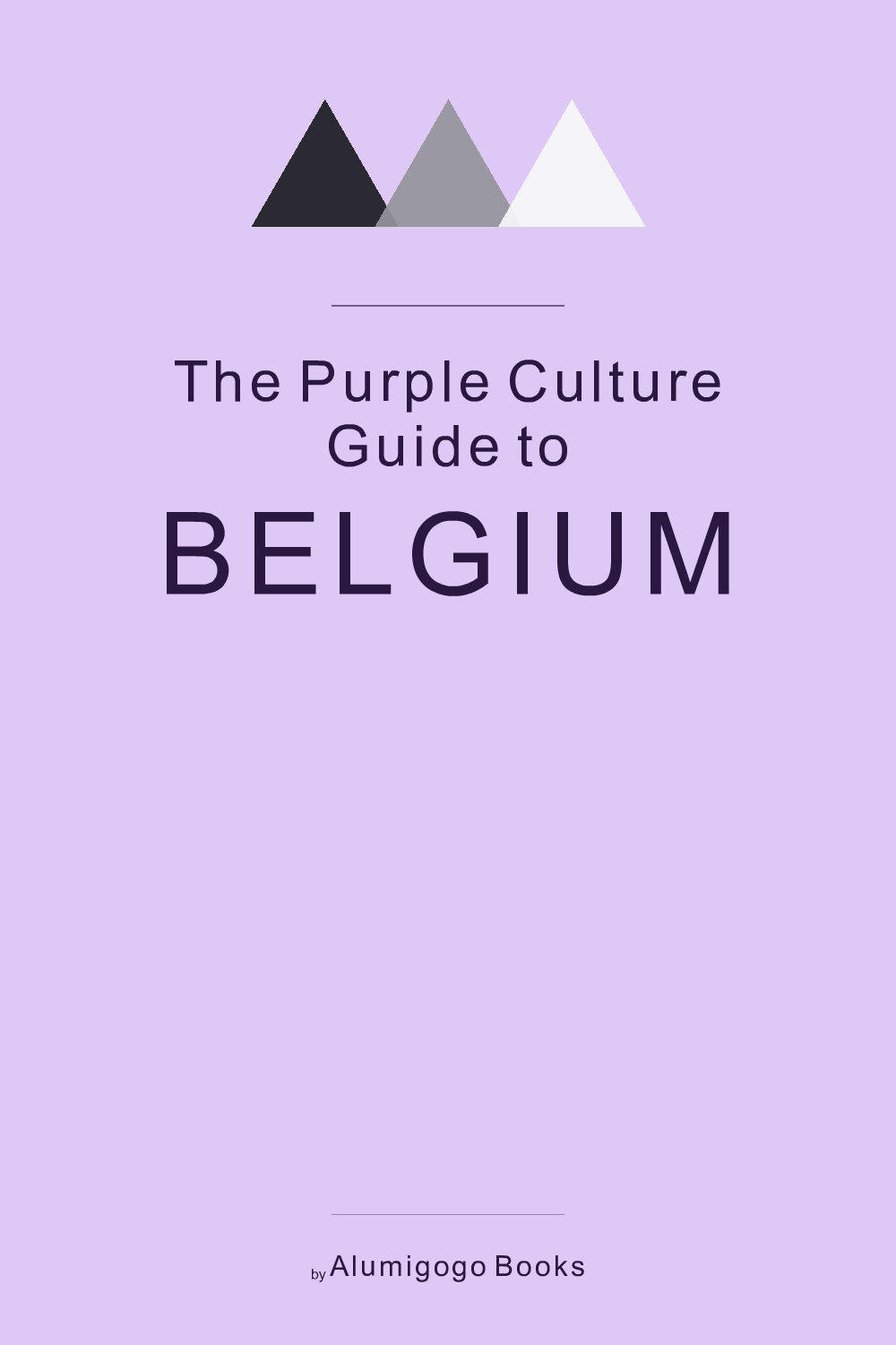 Cover of The Purple Culture Guide to Belgium