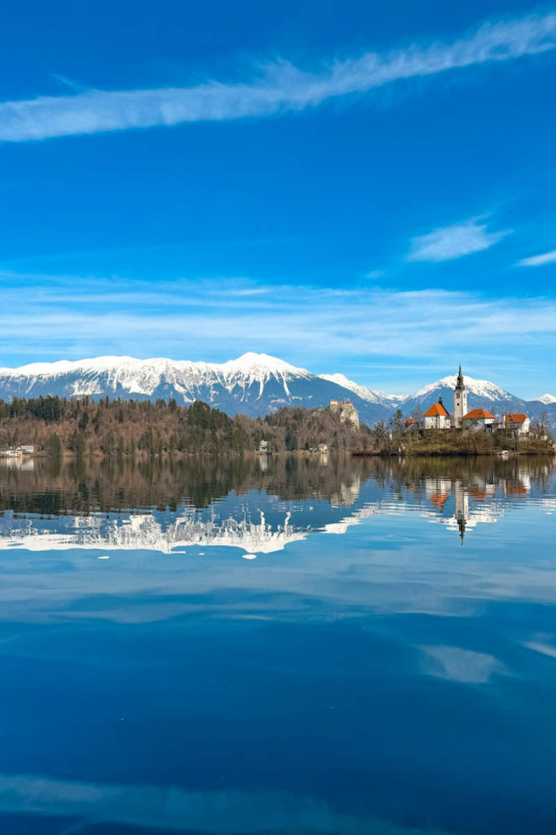 Wall Poster - Alpine Lake in Slovenia