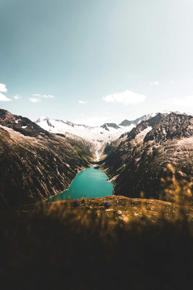 Wall Poster - Alpine Lake in the Austrian Alps