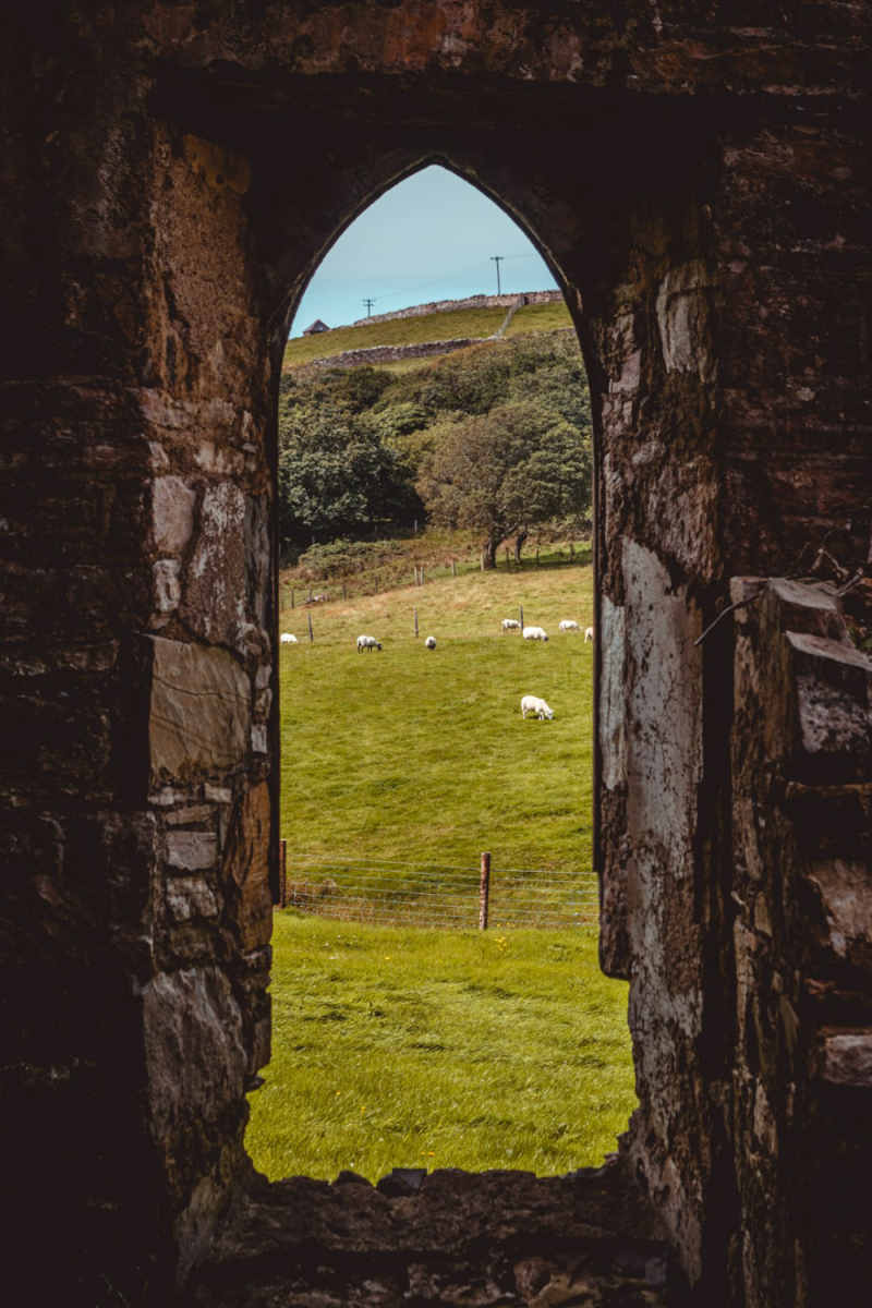 Wall Poster - Ancient Ruins in Ireland
