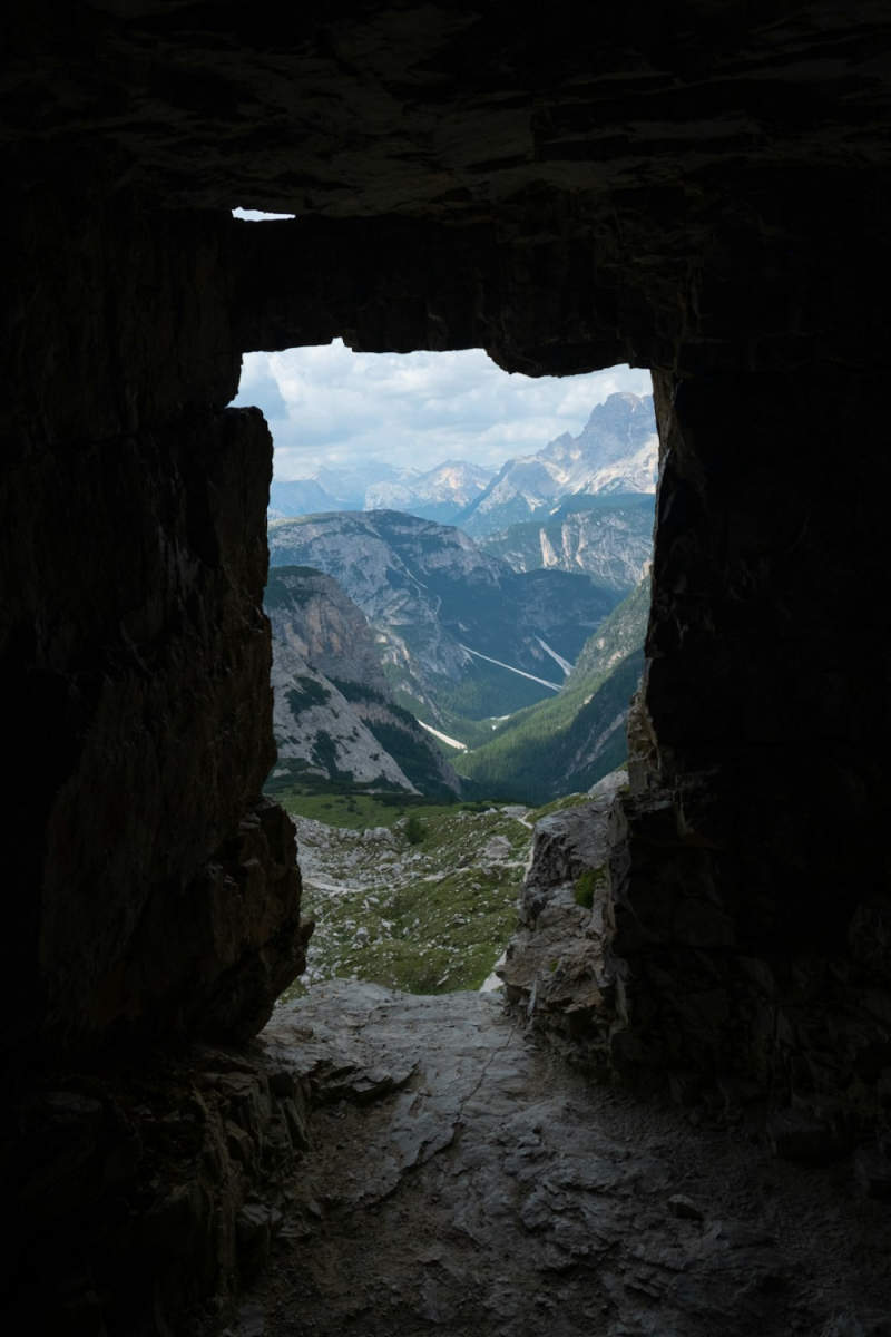 Wall Poster - Ancient Ruins in the Dolomites