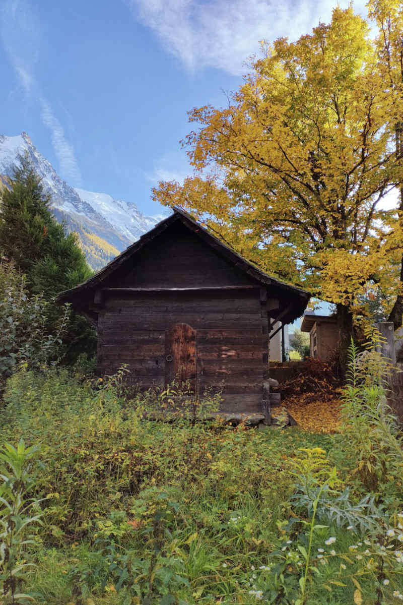 Wall Poster - Barn in Chamonix