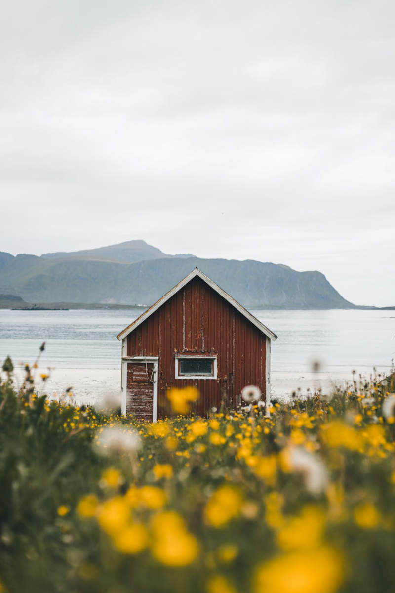 Wall Poster - Barn in Norway
