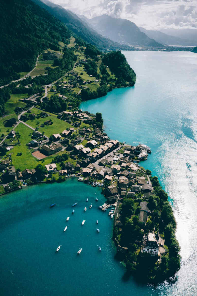 Wall Poster - Beach in Switzerland