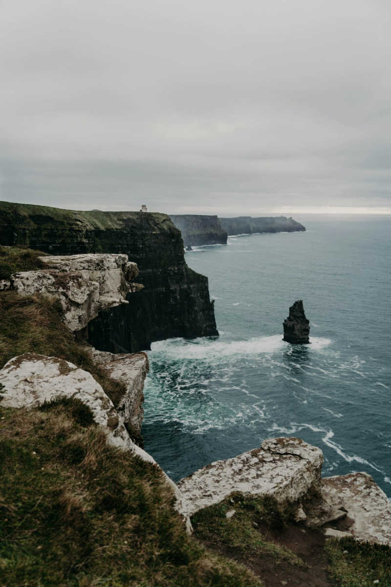 Wall Poster - Beach in the Cliffs of Moher