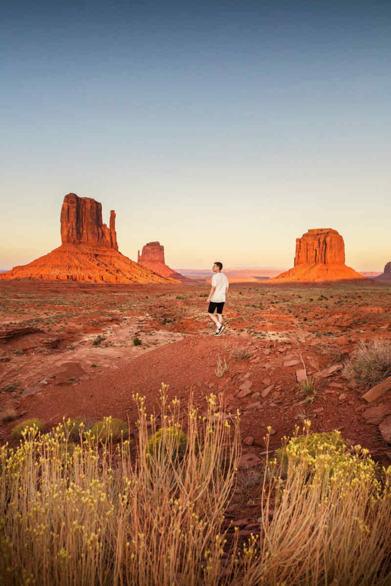 Wall Poster - Boardwalk in Monument Valley
