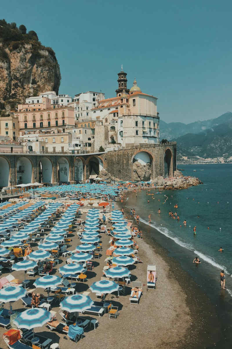 Wall Poster - Boardwalk in the Amalfi Coast