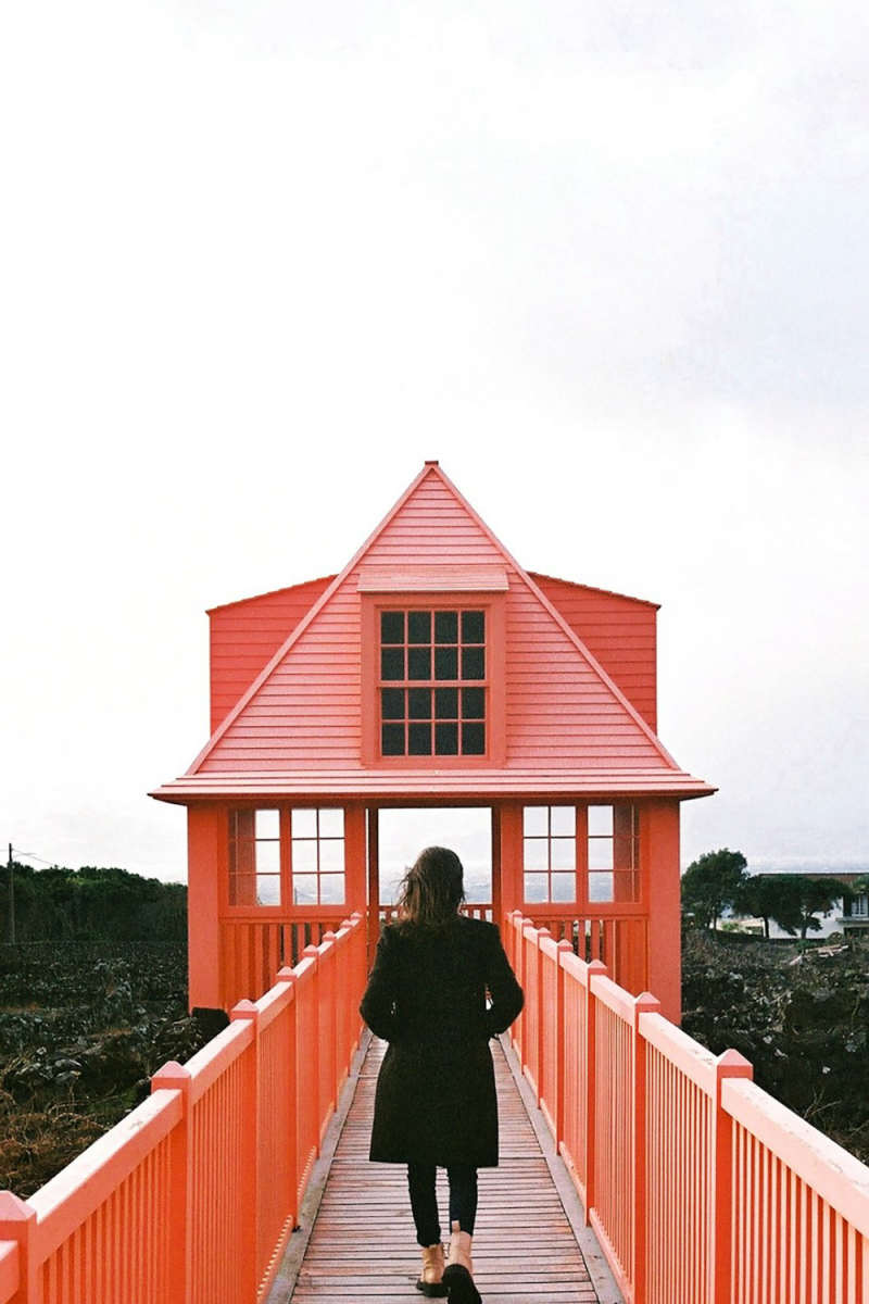 Wall Poster - Boardwalk in the Azores