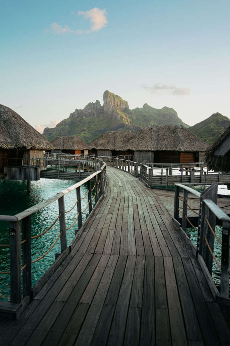 Wall Poster - Canal in Bora Bora