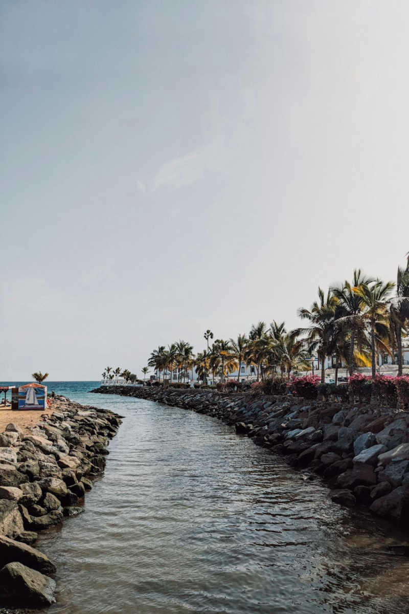 Wall Poster - Canal in the Canary Islands