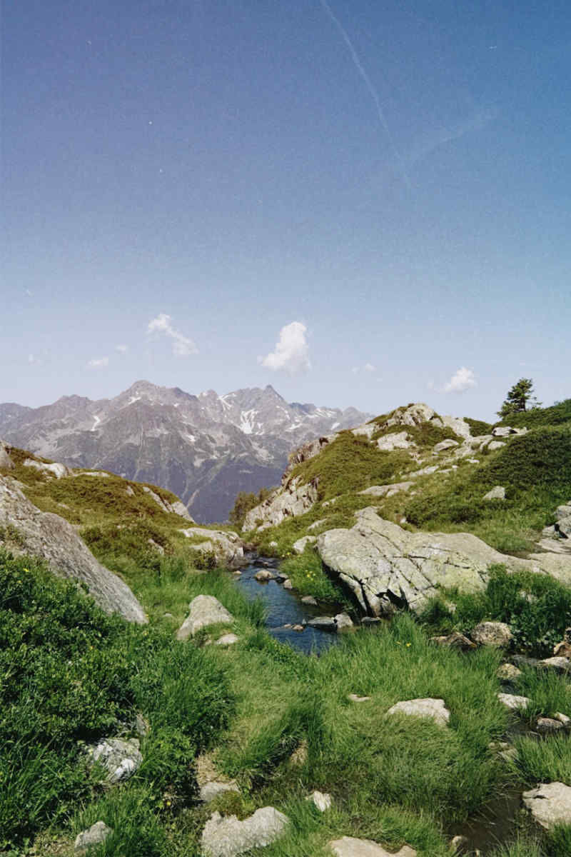 Wall Poster - Canal in the Rocky Mountains