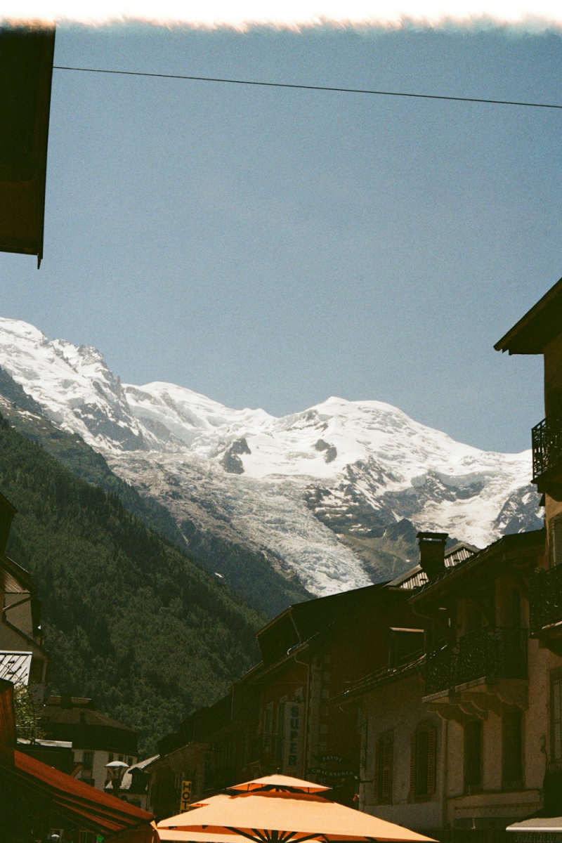 Wall Poster - City Rooftops in Chamonix