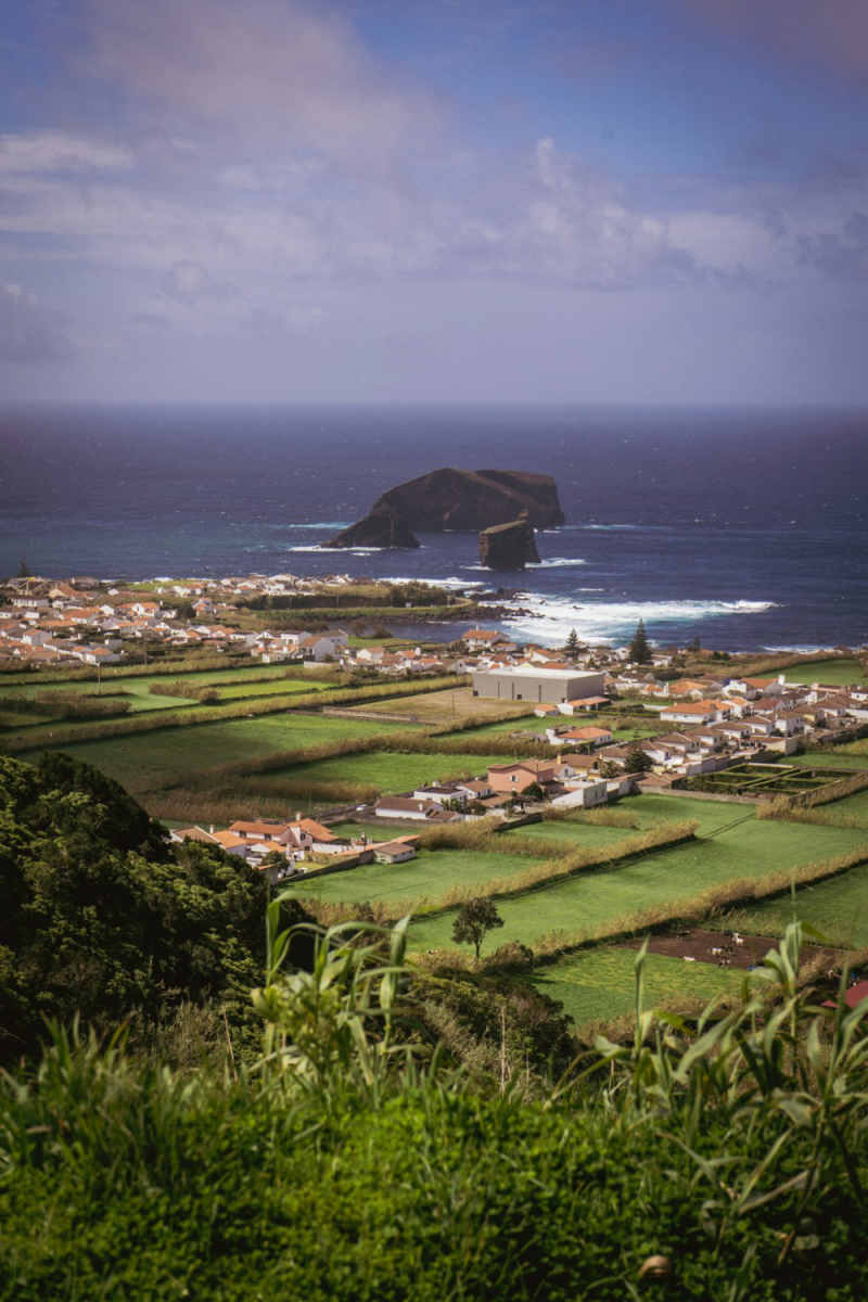 Wall Poster - City Skyline in the Azores