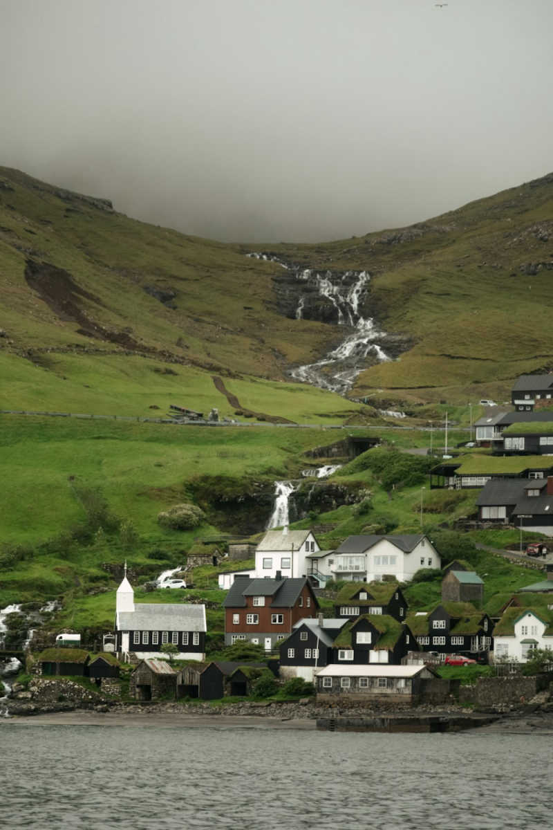 Wall Poster - City Skyline in the Faroe Islands