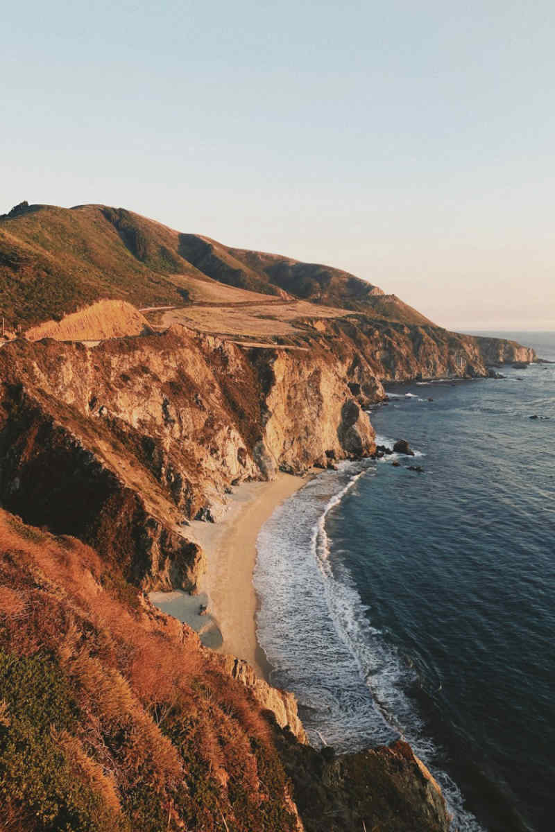 Wall Poster - Coastal Cliffs in Big Sur