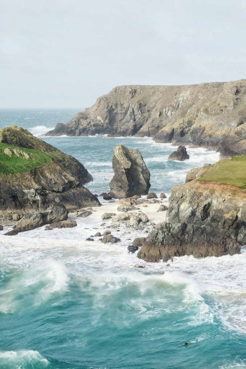 Wall Poster - Coastal Cliffs in Cornwall