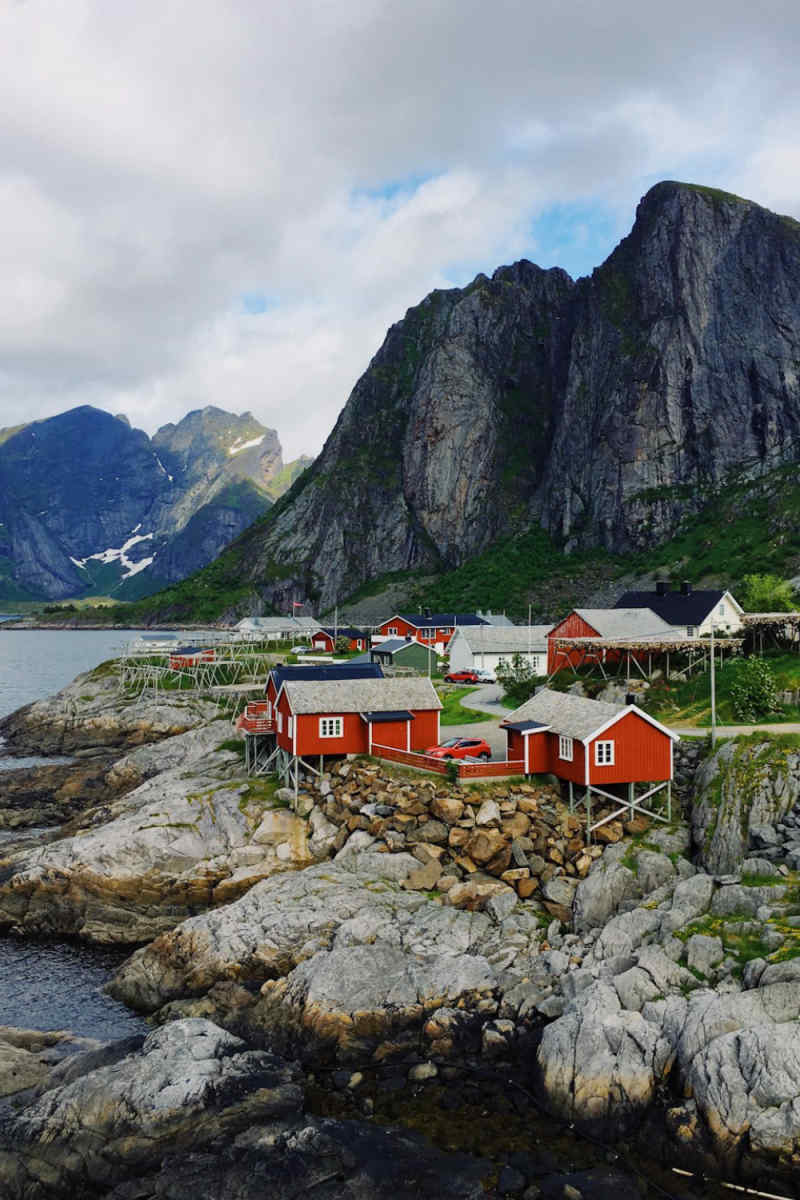 Wall Poster - Coastal Cliffs in the Lofoten Islands