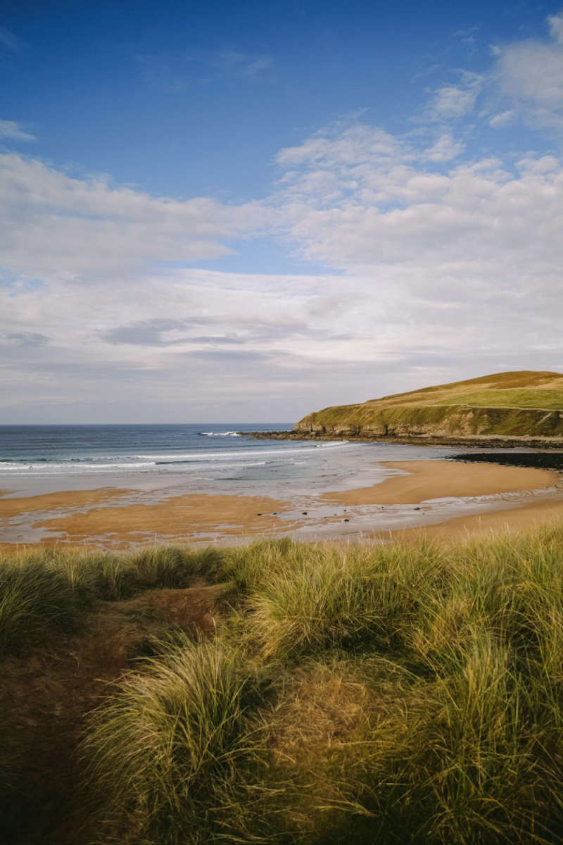 Wall Poster - Coastal Cliffs in the Scottish Coast