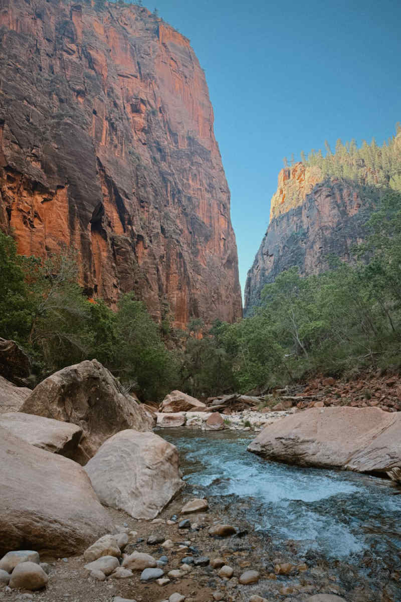 Wall Poster - Coastline in Zion National Park