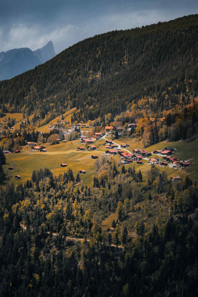 Wall Poster - Countryside in Interlaken