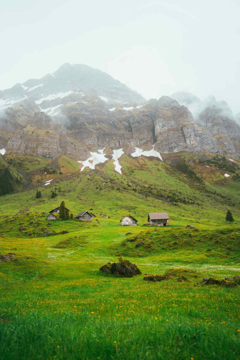 Wall Poster - Countryside in the Swiss Alps