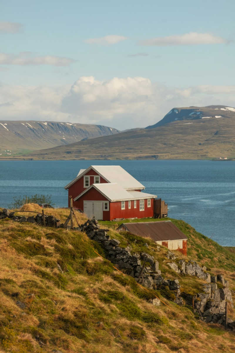 Wall Poster - Farmhouse in Iceland