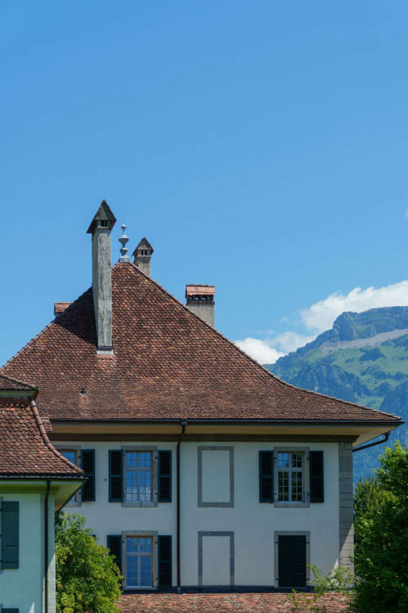 Wall Poster - Farmhouse in Interlaken