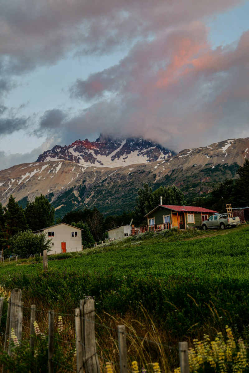 Wall Poster - Farmhouse in Patagonia