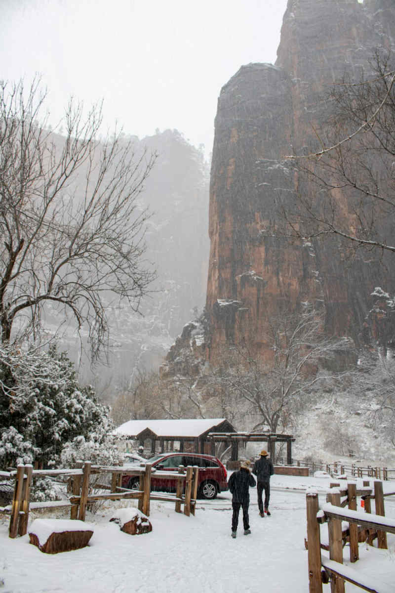 Wall Poster - Farmhouse in Zion National Park