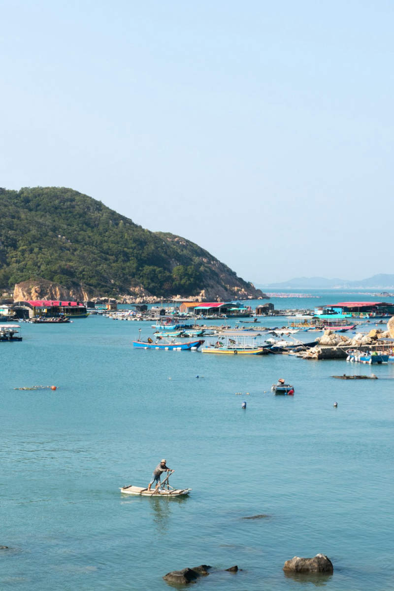 Wall Poster - Fishing Village in China