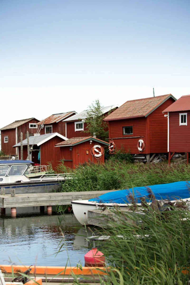 Wall Poster - Fishing Village in Finland