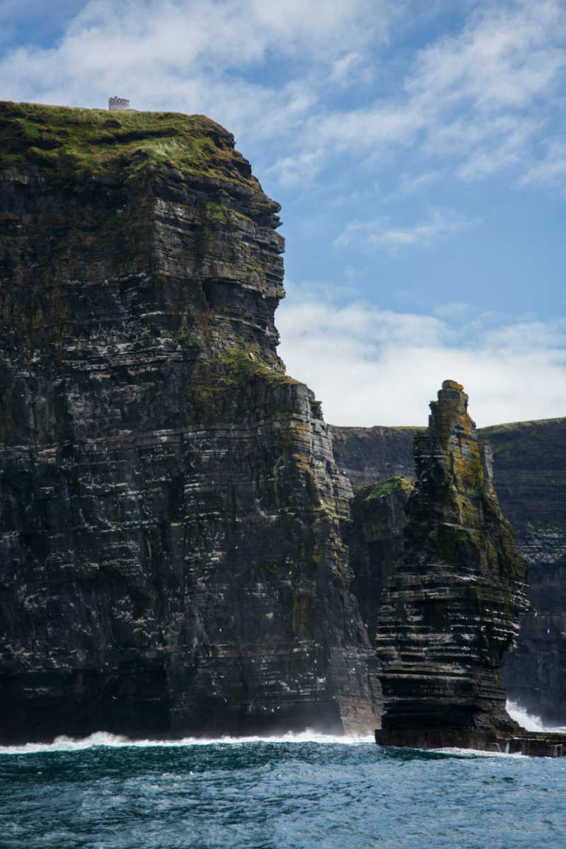 Wall Poster - Fishing Village in the Cliffs of Moher