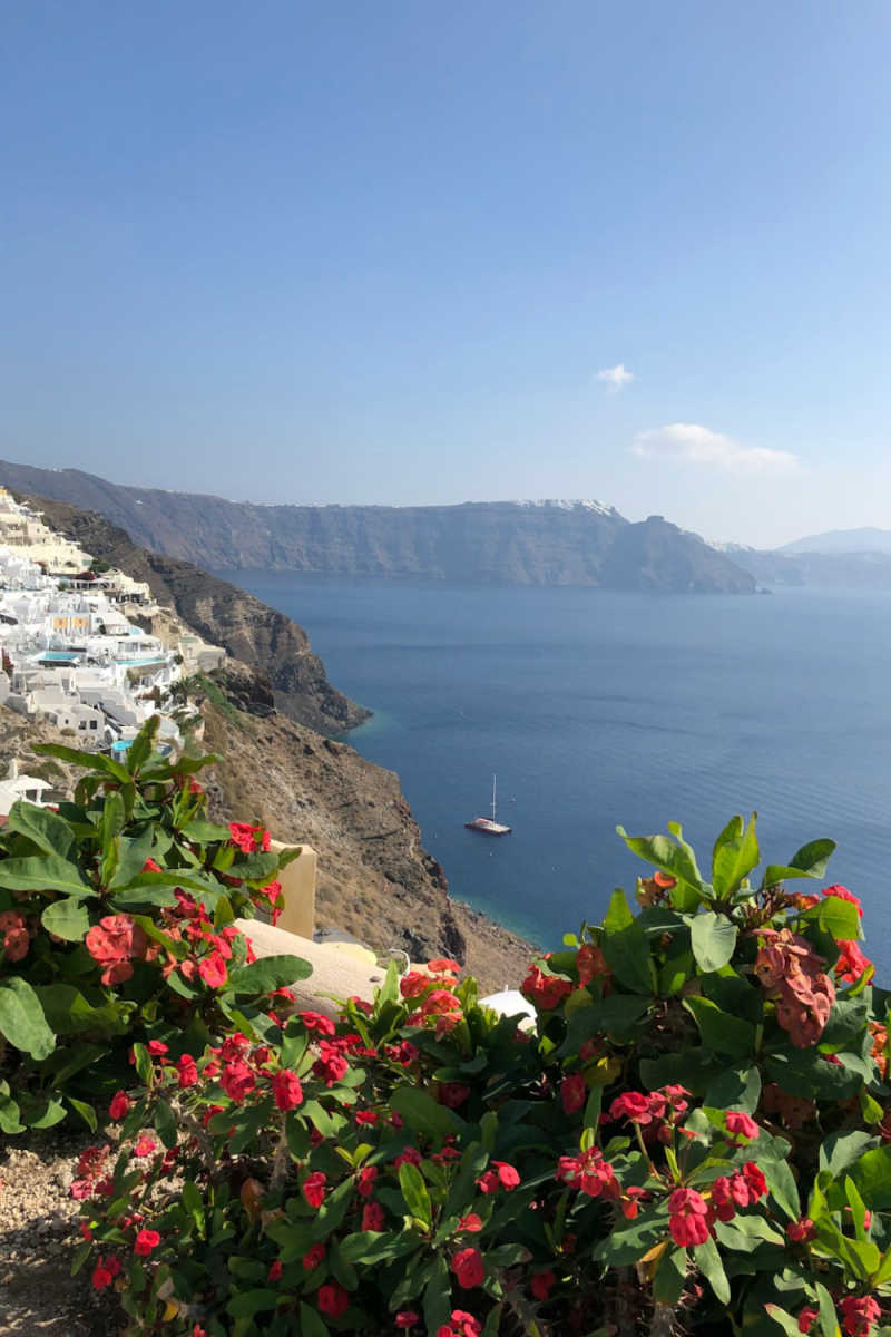Wall Poster - Fjord in Santorini