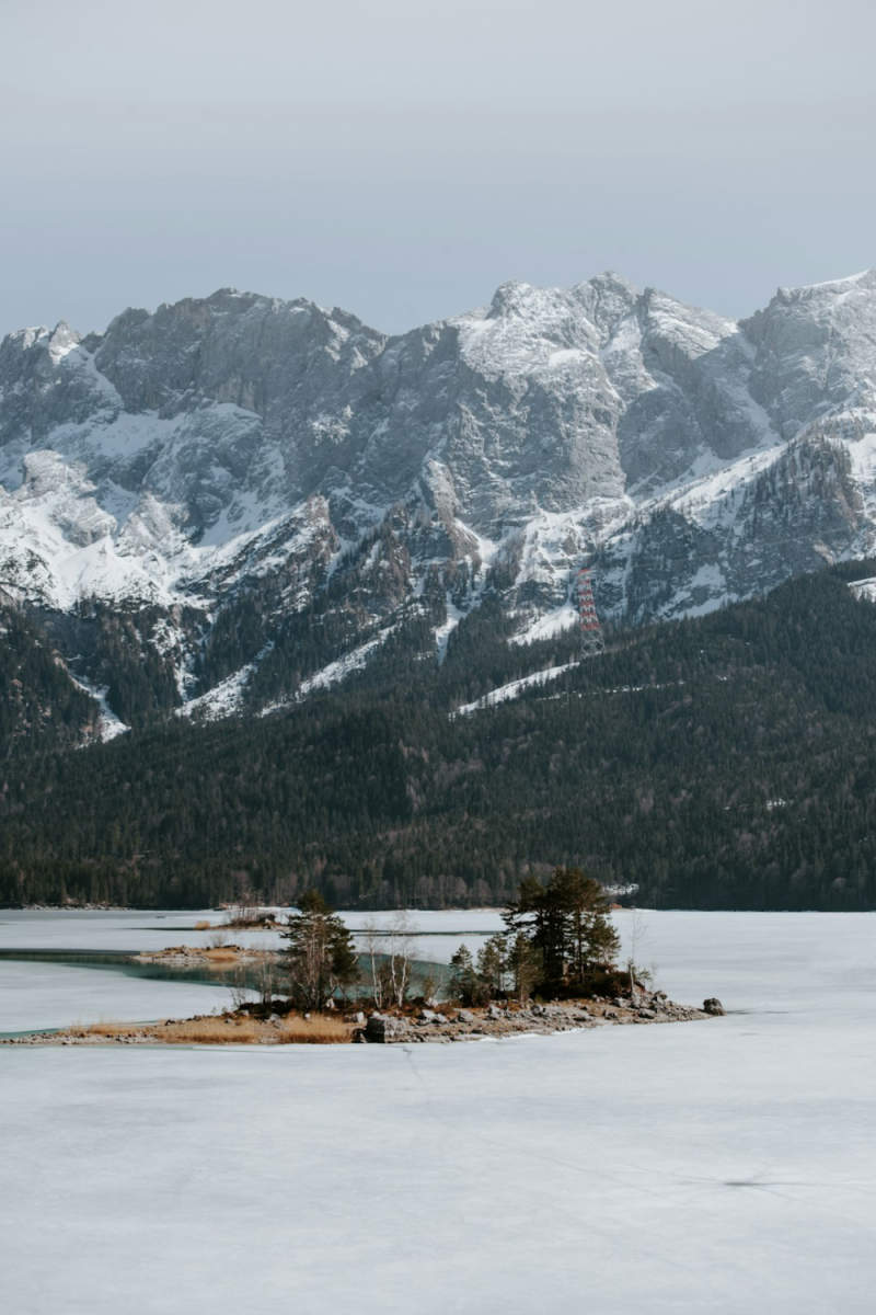 Wall Poster - Frozen Lake in Bavaria