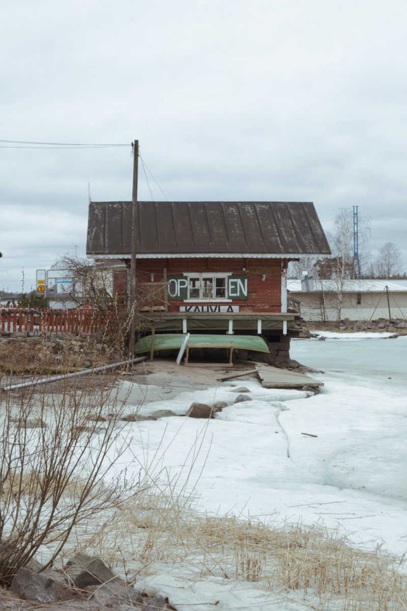 Wall Poster - Frozen Lake in Finland