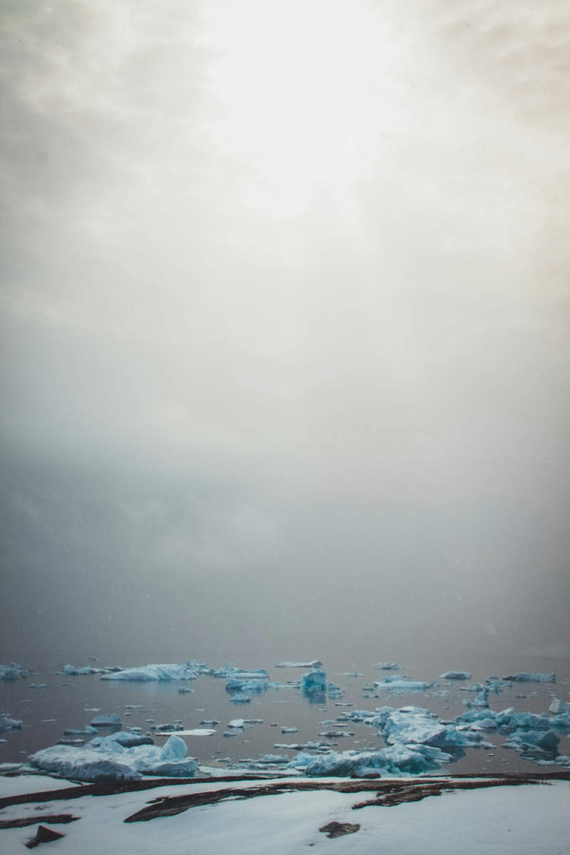 Wall Poster - Frozen Lake in Greenland