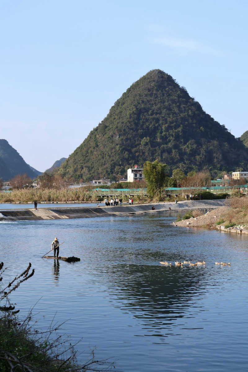 Wall Poster - Frozen Lake in Guilin