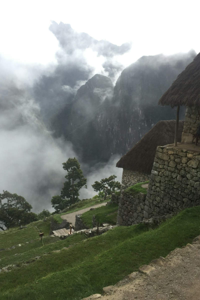 Wall Poster - Frozen Lake in Machu Picchu