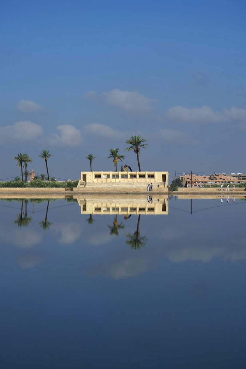 Wall Poster - Frozen Lake in Marrakech