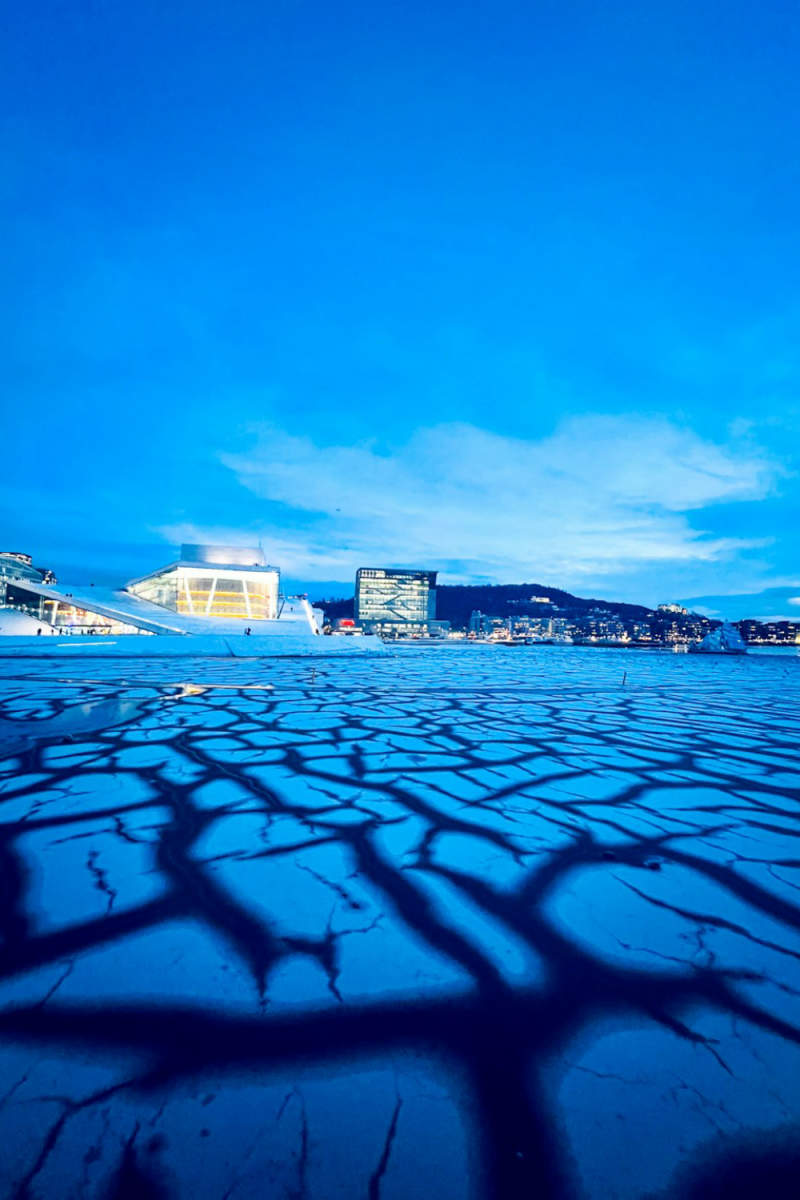 Wall Poster - Frozen Lake in Norway