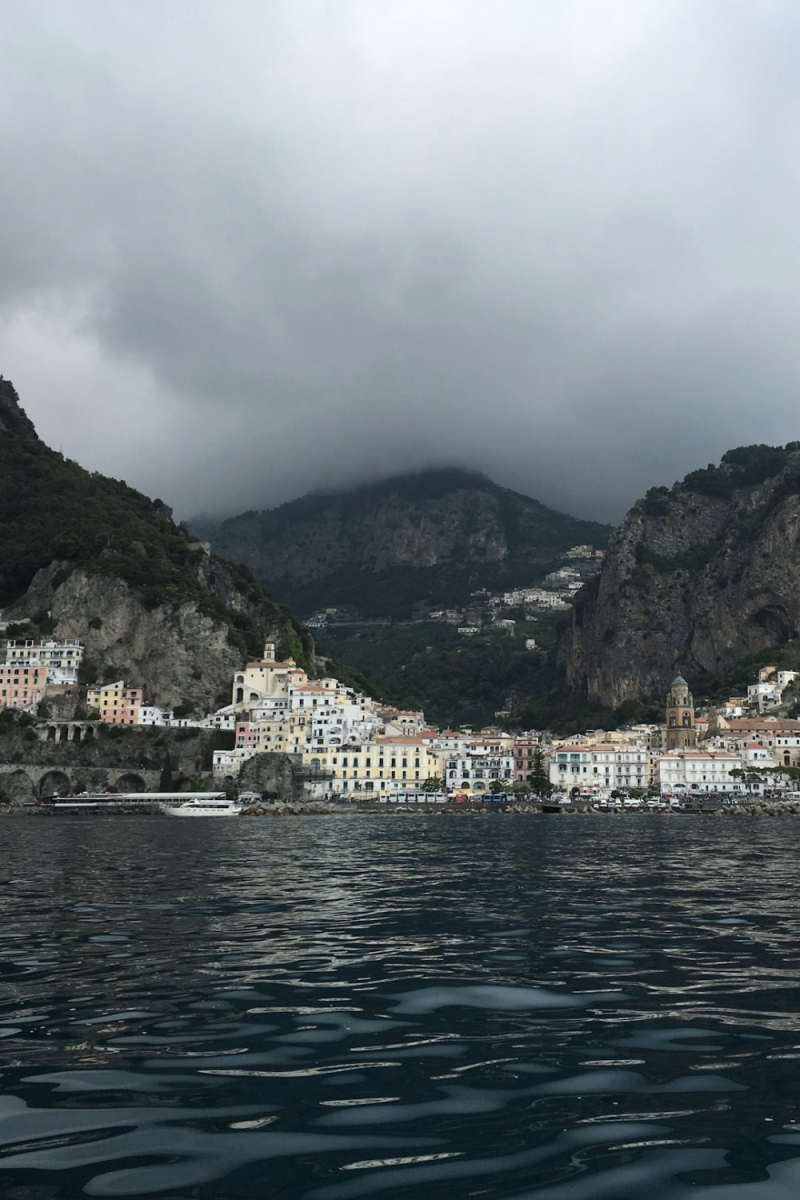 Wall Poster - Frozen Lake in the Amalfi Coast