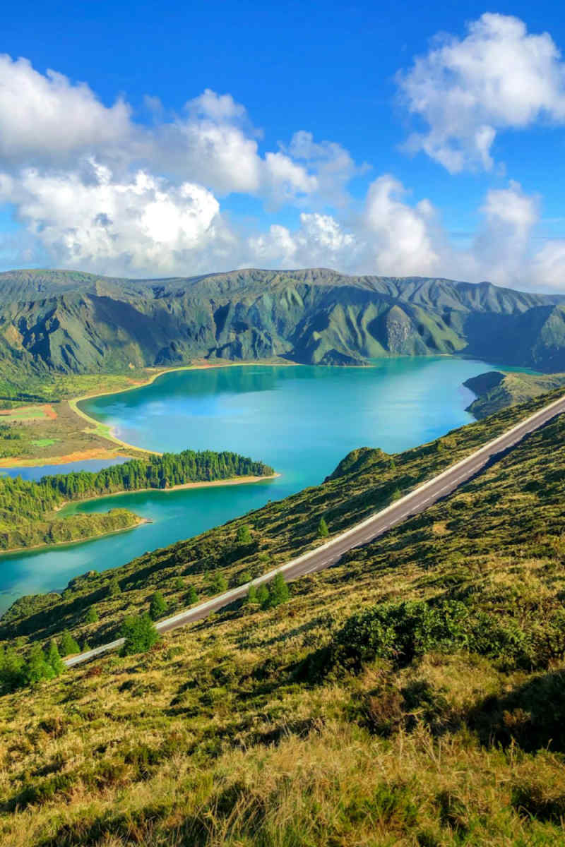 Wall Poster - Frozen Lake in the Azores