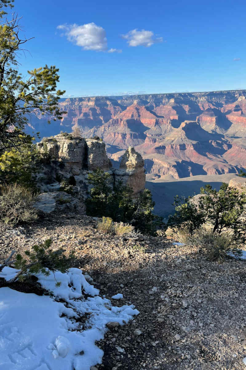 Wall Poster - Frozen Lake in the Grand Canyon