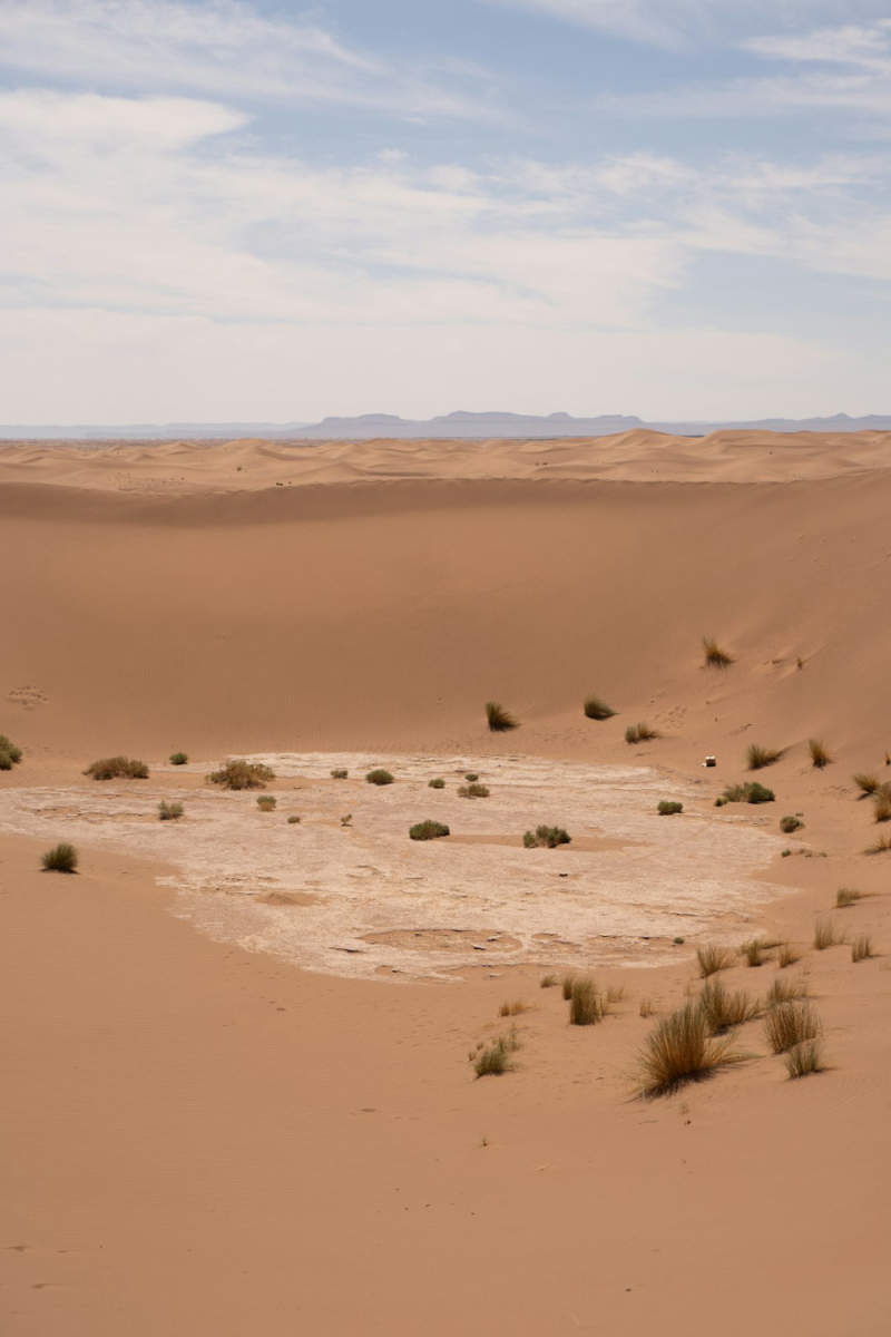Wall Poster - Frozen Lake in the Sahara