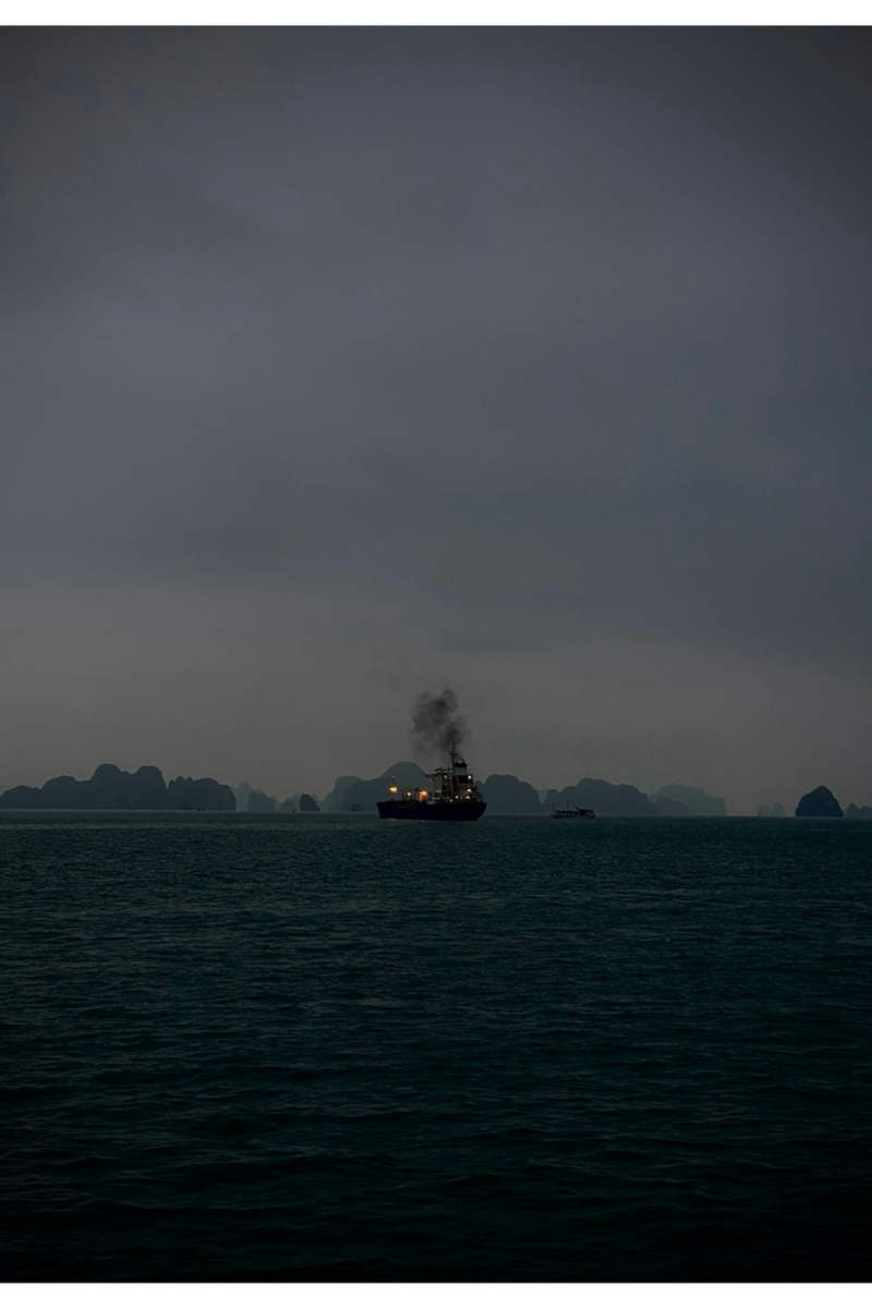 Wall Poster - Full Moon in Halong Bay