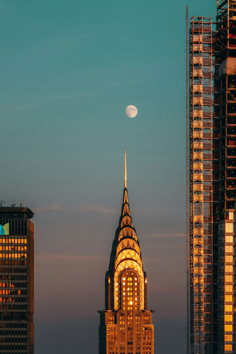 Wall Poster - Full Moon in New York