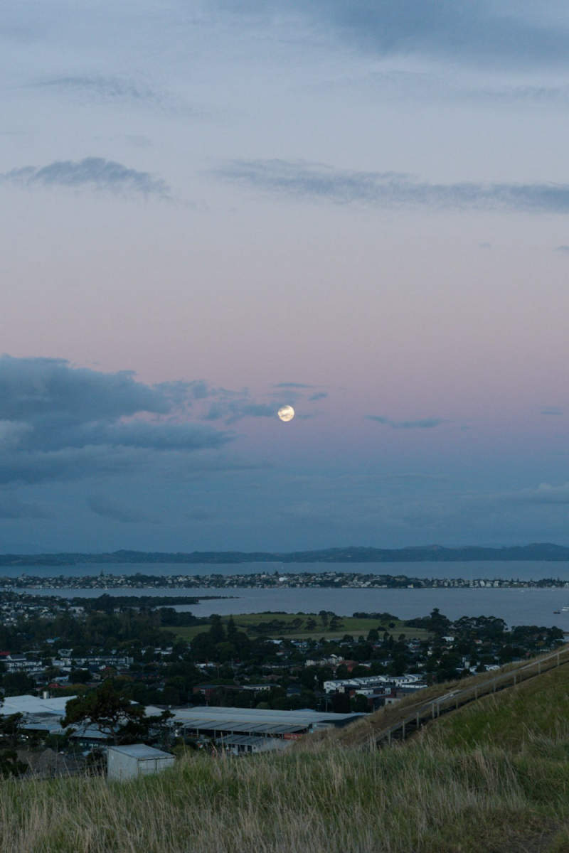 Wall Poster - Full Moon in New Zealand