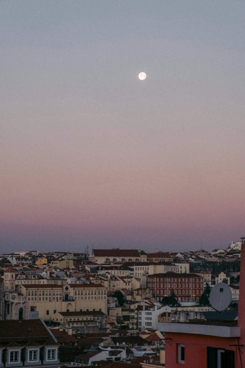 Wall Poster - Full Moon in the Algarve