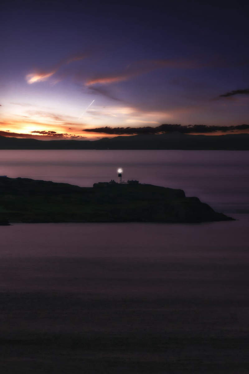 Wall Poster - Full Moon in the Scottish Isles
